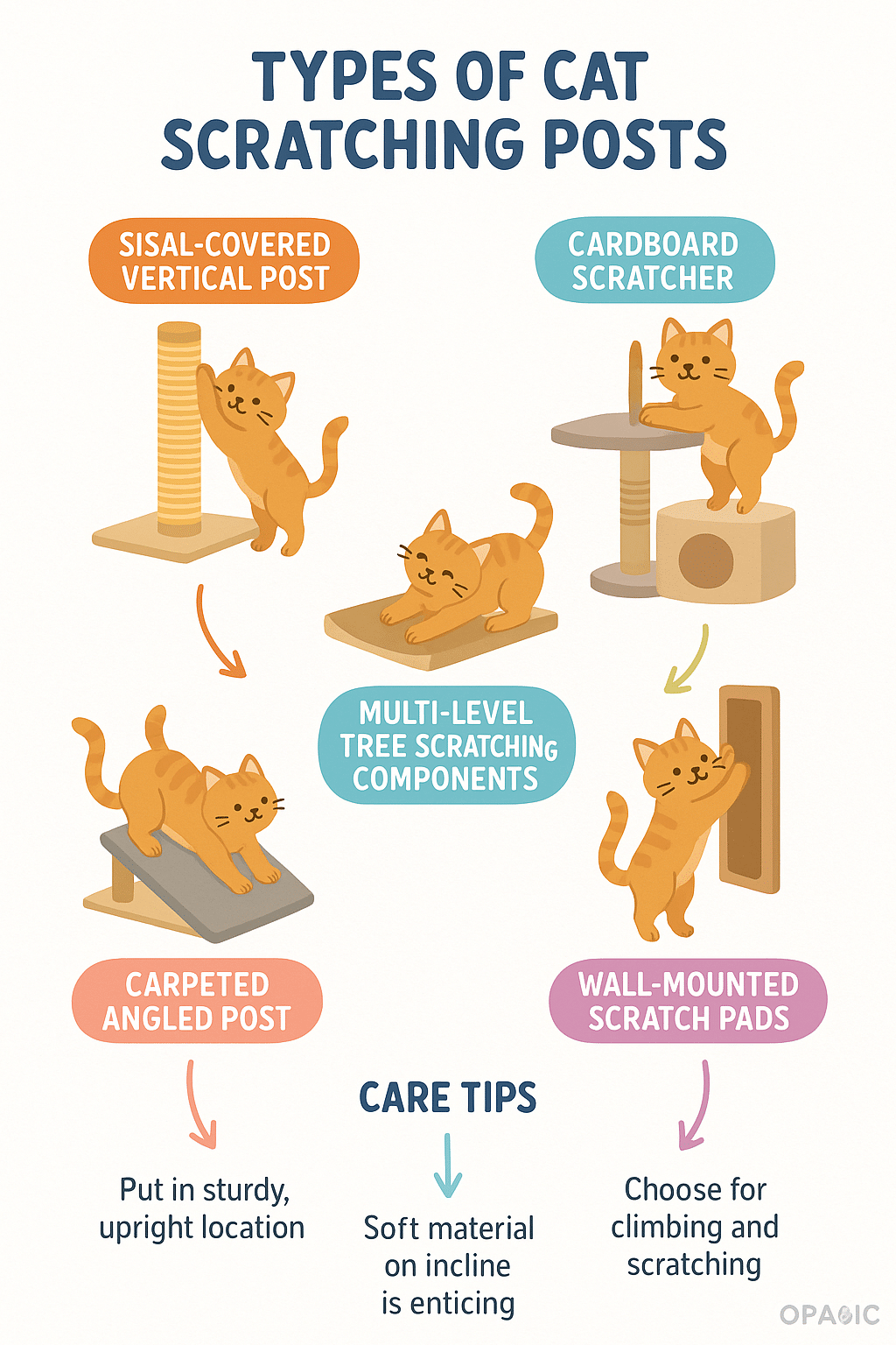 Cat scratching posts types with care tips for pet owners seeking local services and product advice