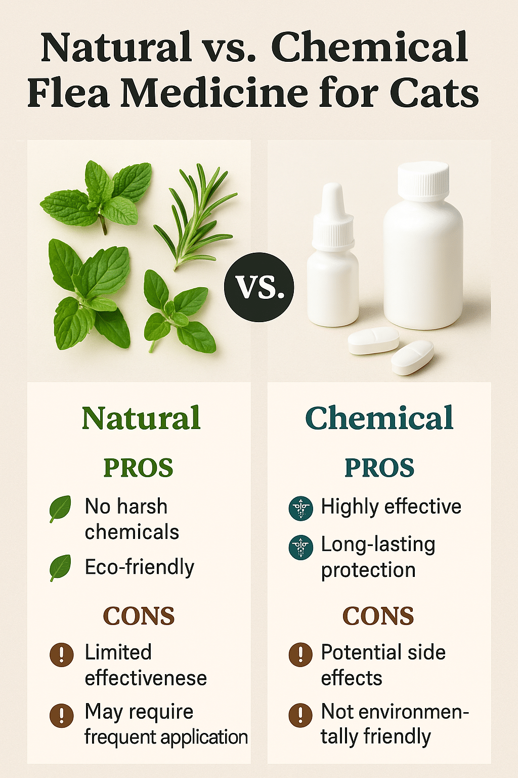 Natural and chemical best flea medicine for cats benefits and drawbacks