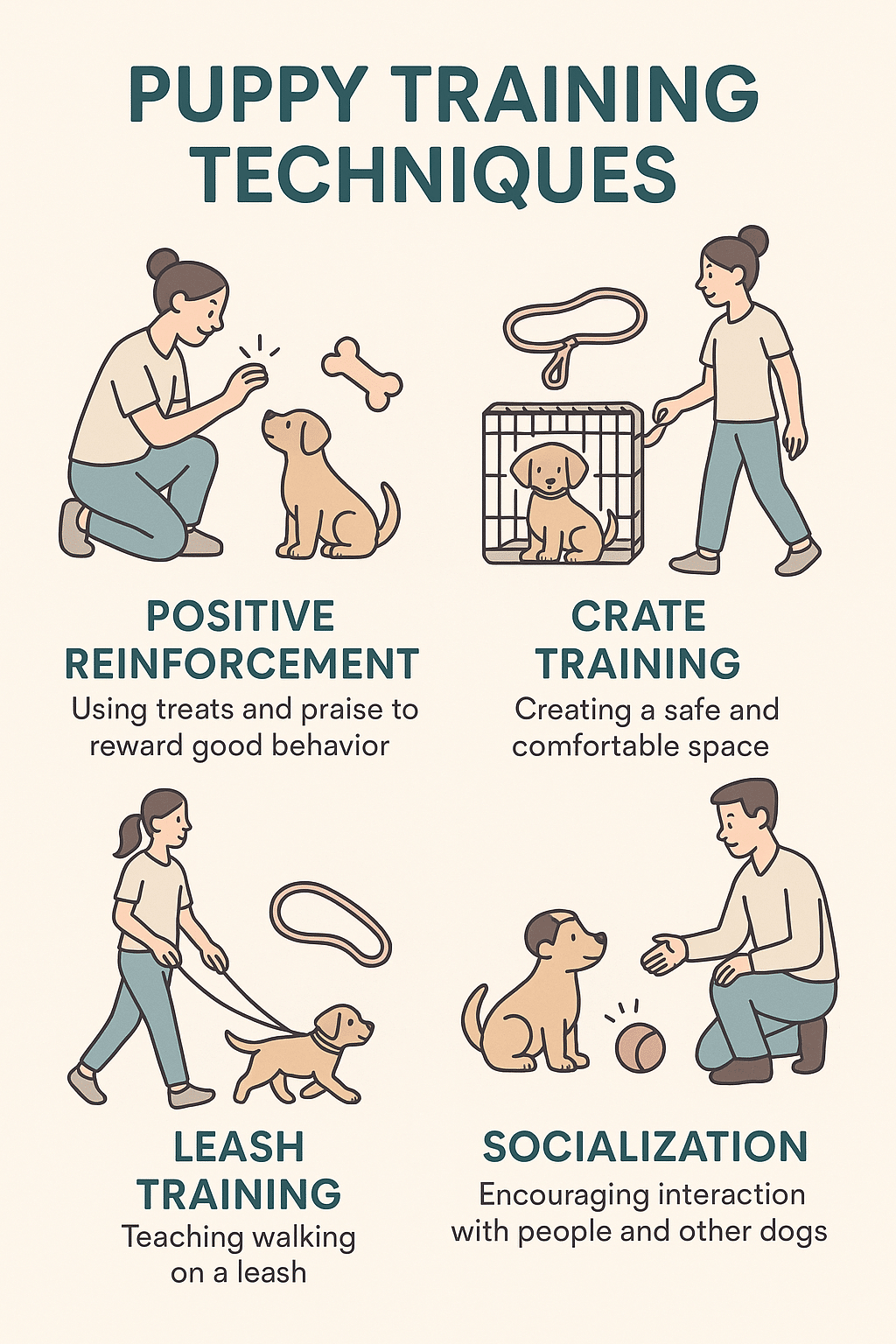 Puppy training near me common techniques with puppies trainers and training tools