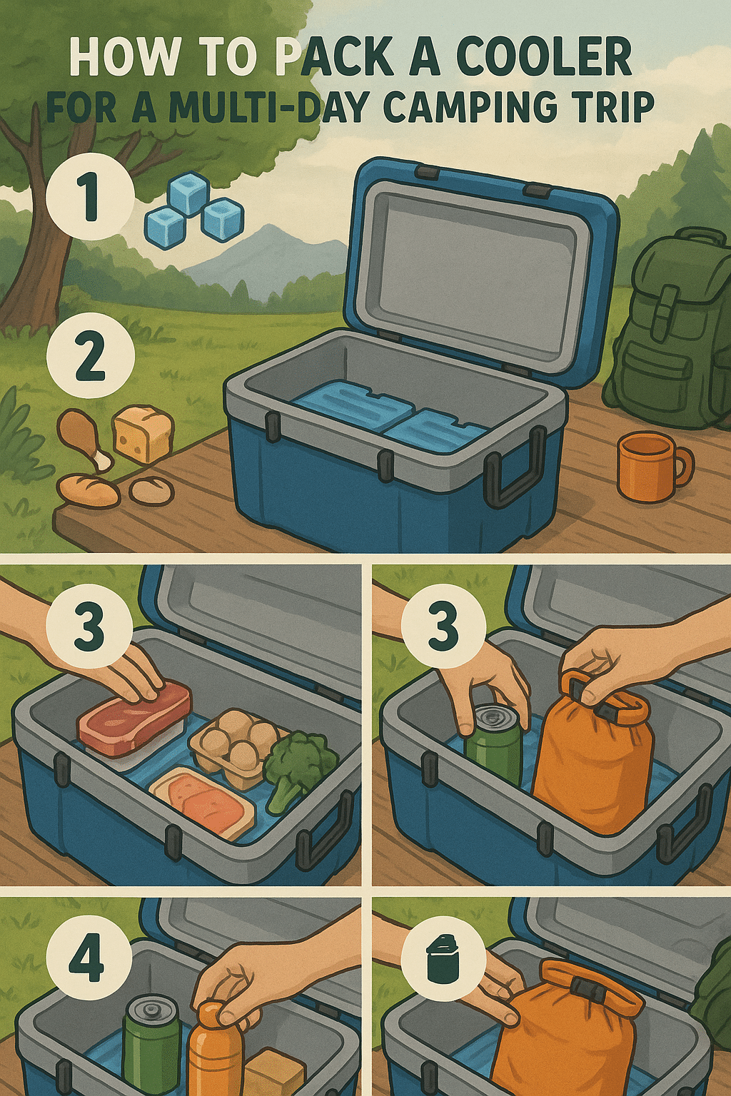 best coolers for camping step by step packing guide for multi day trips