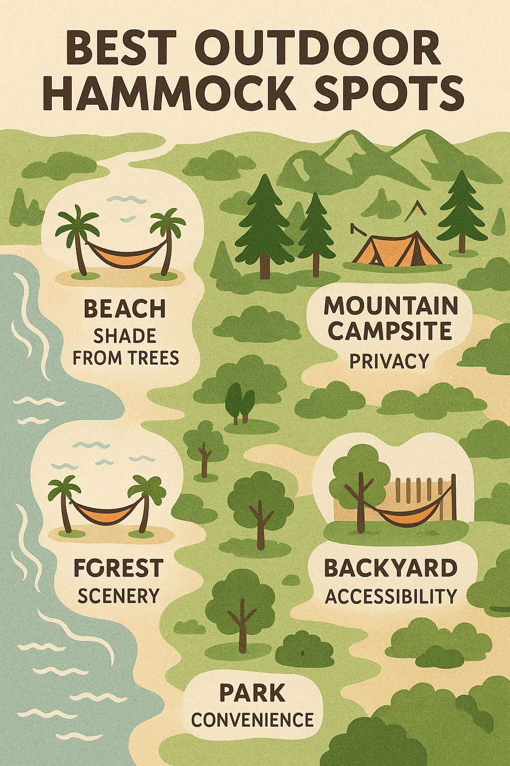 best hammocks for outdoors ideal hanging spots beach forest mountain backyard park