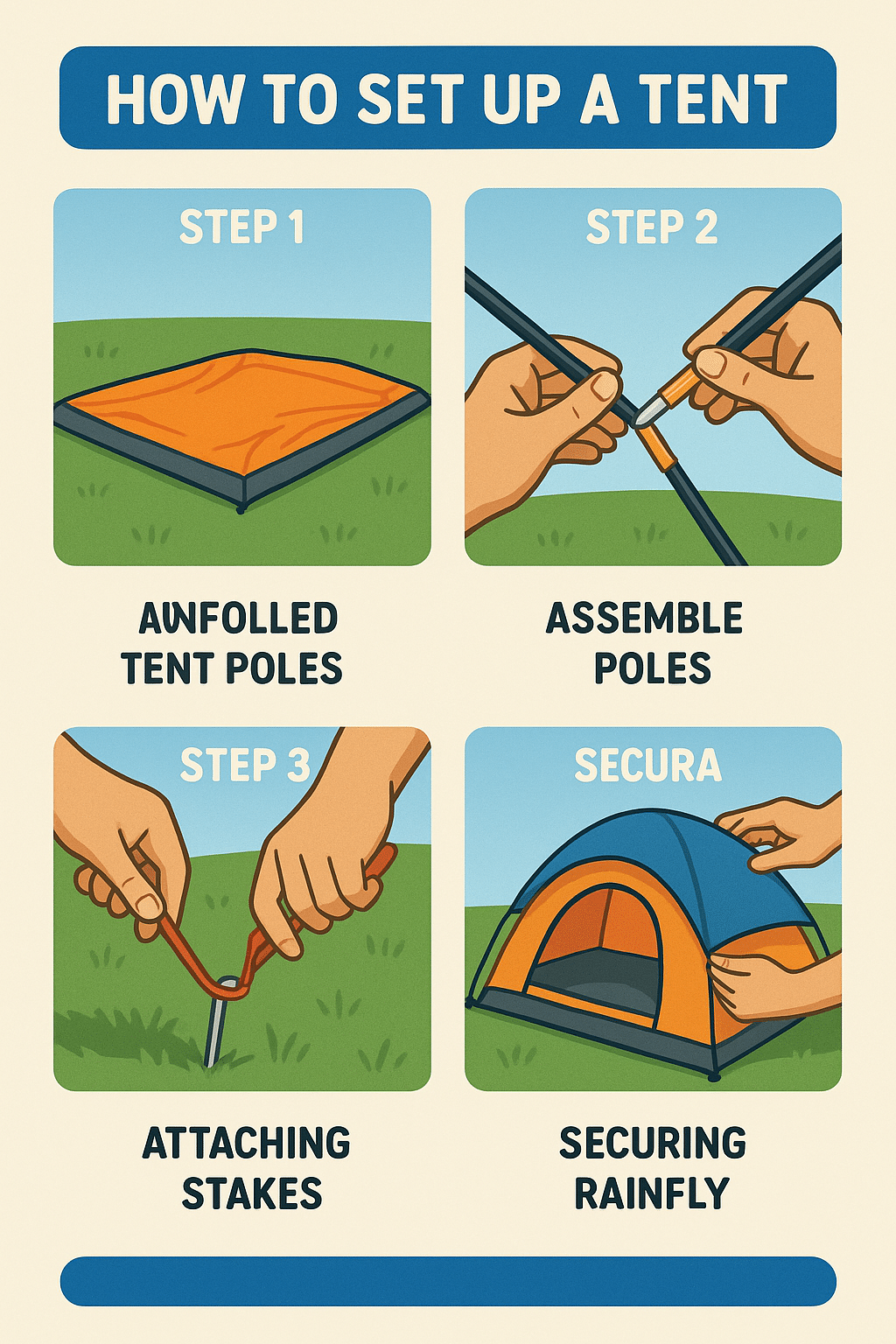 best tents for camping setup guide dome tent step by step instructions