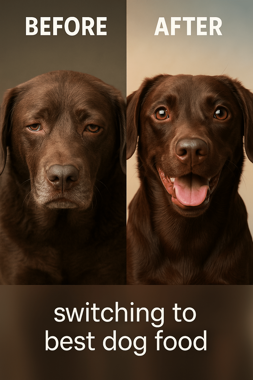 comparison of dog health improvement after feeding best dog food