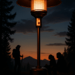 featured image showcasing a freestanding patio heater reviews with outdoor adventure and warmth