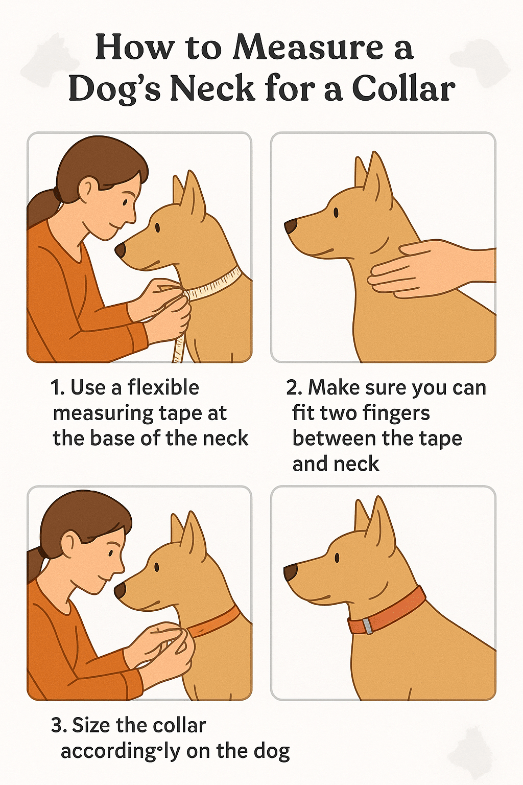 guide on measuring dogs neck to find best dog collars fit for safety and comfort