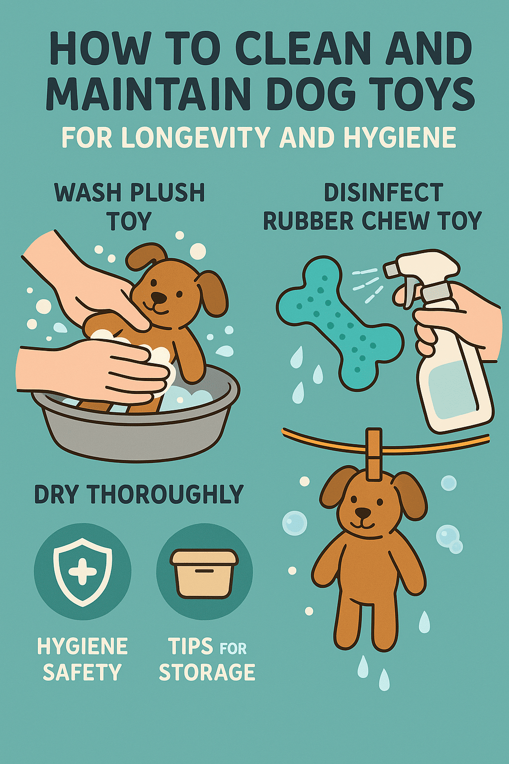 step by step guide on cleaning and maintaining best dog toys for pet hygiene