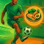 dynamic soccer player diet concept blending nutrition and soccer ball performance for soccer ball lover