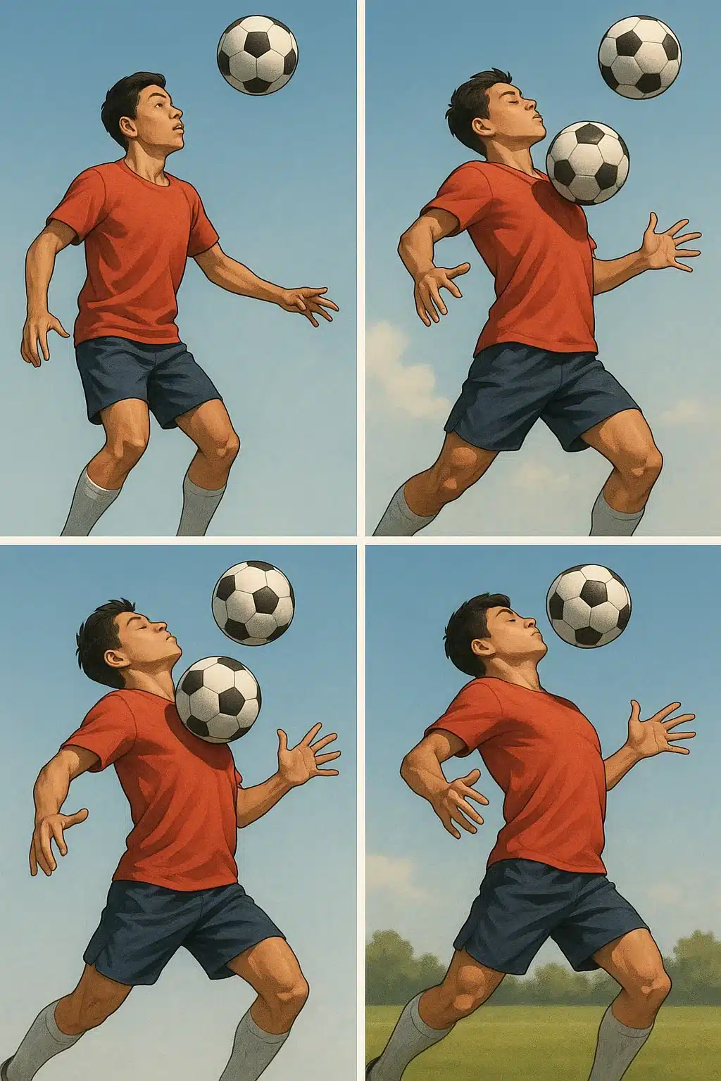 Master 5 Essential Soccer Ball Control Skills for Every Player 3 soccer ball control chest trapping sequence showing timing body posture and balance