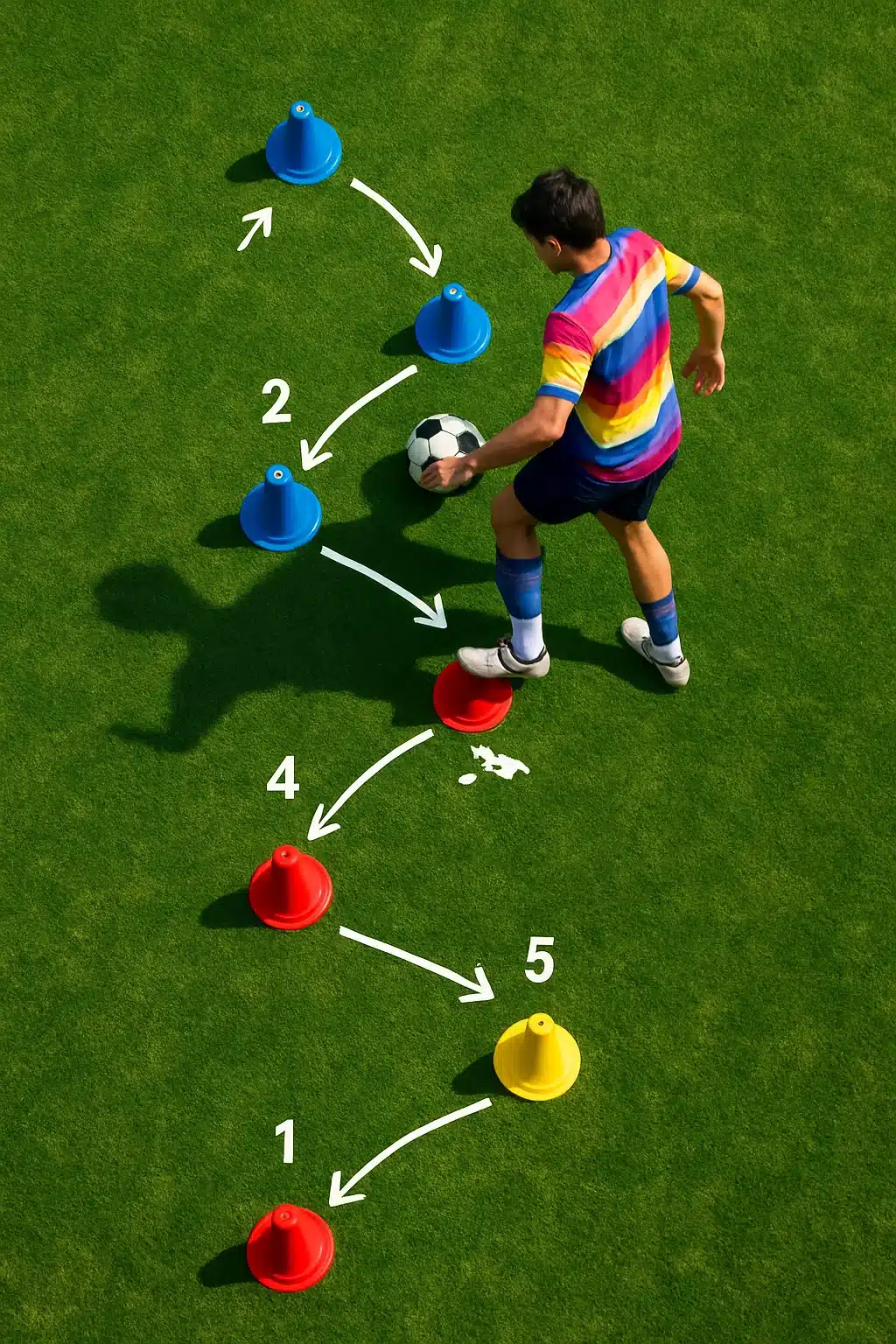5 Powerful Soccer Footwork Drills Every Ball Lover Needs 2 soccer footwork drills cone zigzag agility ball control